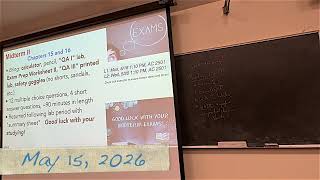 051526 Chemistry 223 Video Lecture