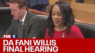 Fani Willis hearing | Closing arguments in effort to disqualify from Georgia Trump election case