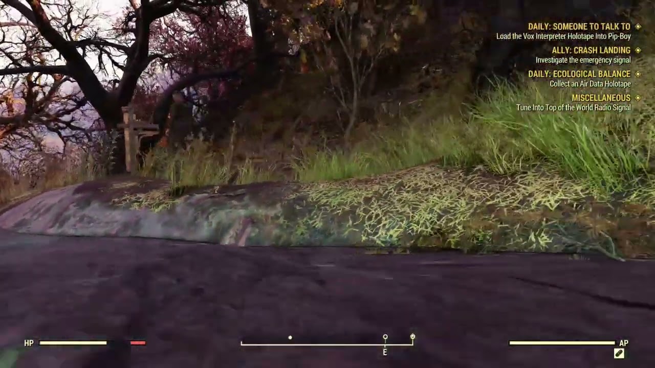Fallout 76 NPC walks of the edge