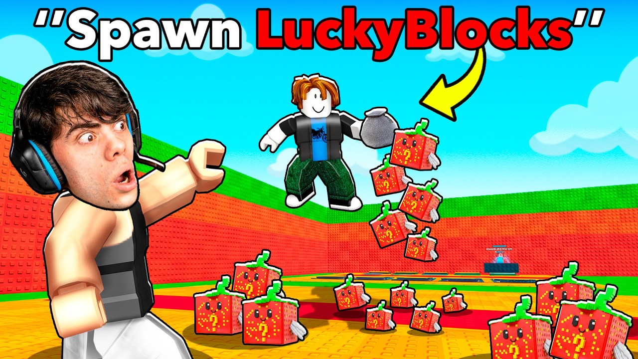 I Met The CRAZIEST HACKER in Be a Lucky Block!