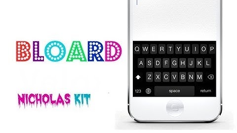 [iOS 7 Cydia Tweak] Bloard | Black Keyboard For iOS 7