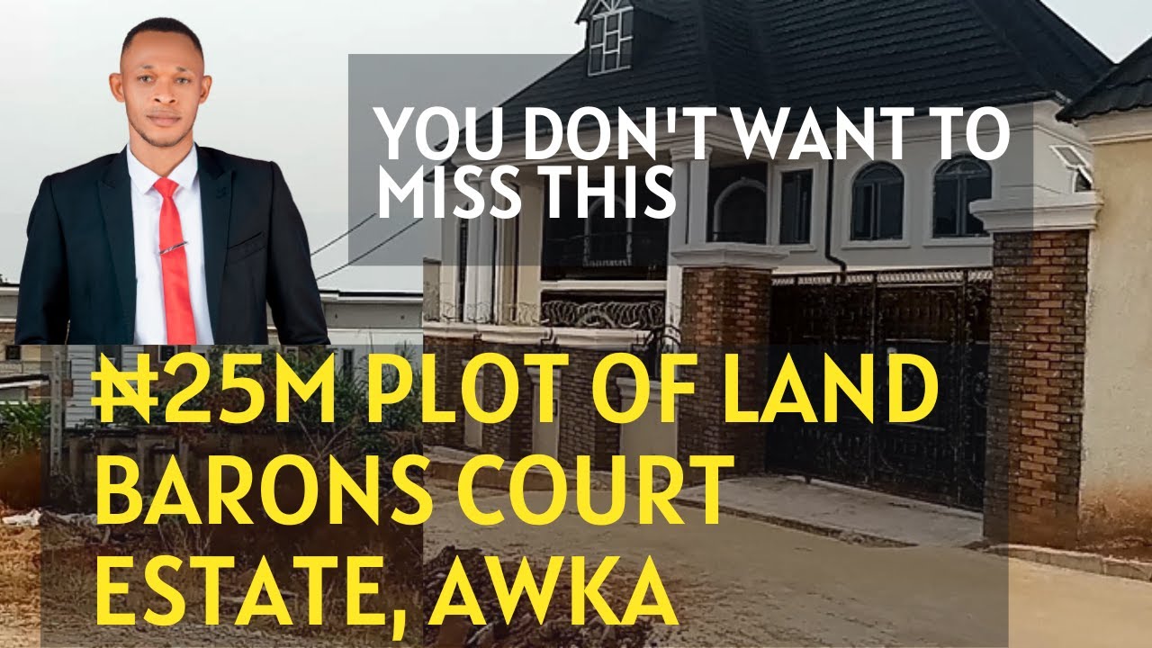 Plot of Land in a well Secure Estate for Sale in Awka, Anambra State