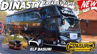 FULL TELOLET BASURI BUS FAJAR61 DINASTY, SUMBER PUTRA KEMBAR, SALSA TOUR TRAVEL