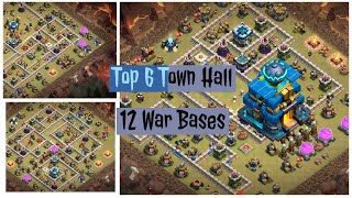 Clash of Clans | Top 6 Town Hall 12 War Bases | Base Link Included