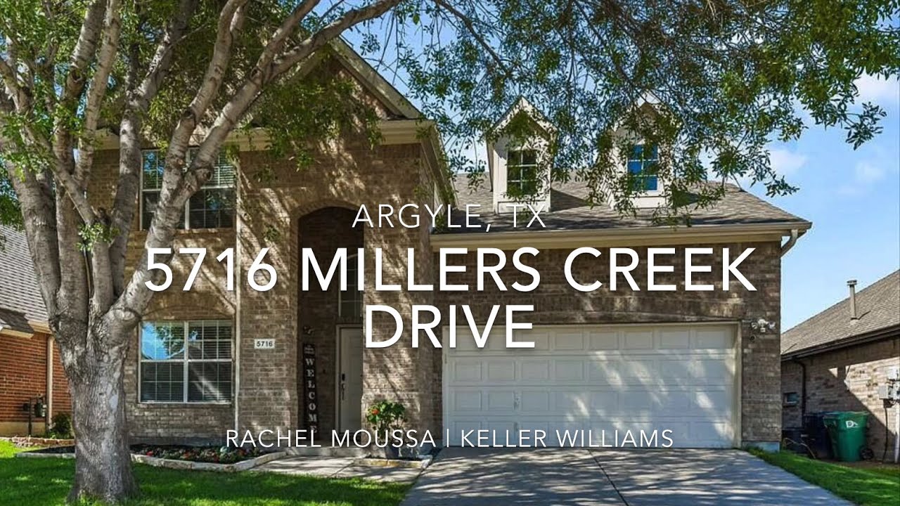 5716 Millers Creek Drive Argyle, TX YouTube