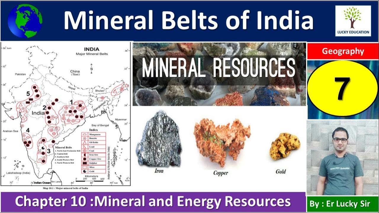 Mineral Belts of India Class 10 Geography RBSE By Er. Lucky Sir