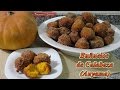 BUÑUELOS DE CALABAZA, AUYAMA - un manjar de Dioses