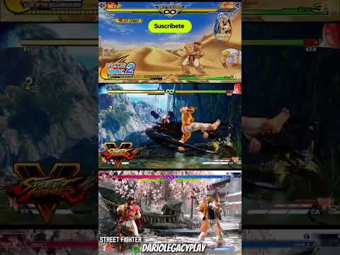 ¡La Evolución de Ryu! 👊 Capcom vs SNK 2 vs Street Fighter V vs Street Fighter 6 | 💥DarioLegacyPlay