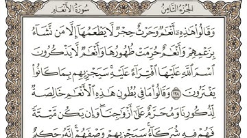 (8) القرآن الكريم الجزء الثامن مكتوب الشيخ علي الحذيفي