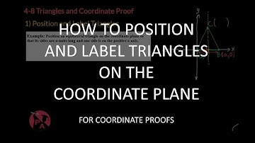Triangles and Coordinate Proofs I (Geometry 4-8)