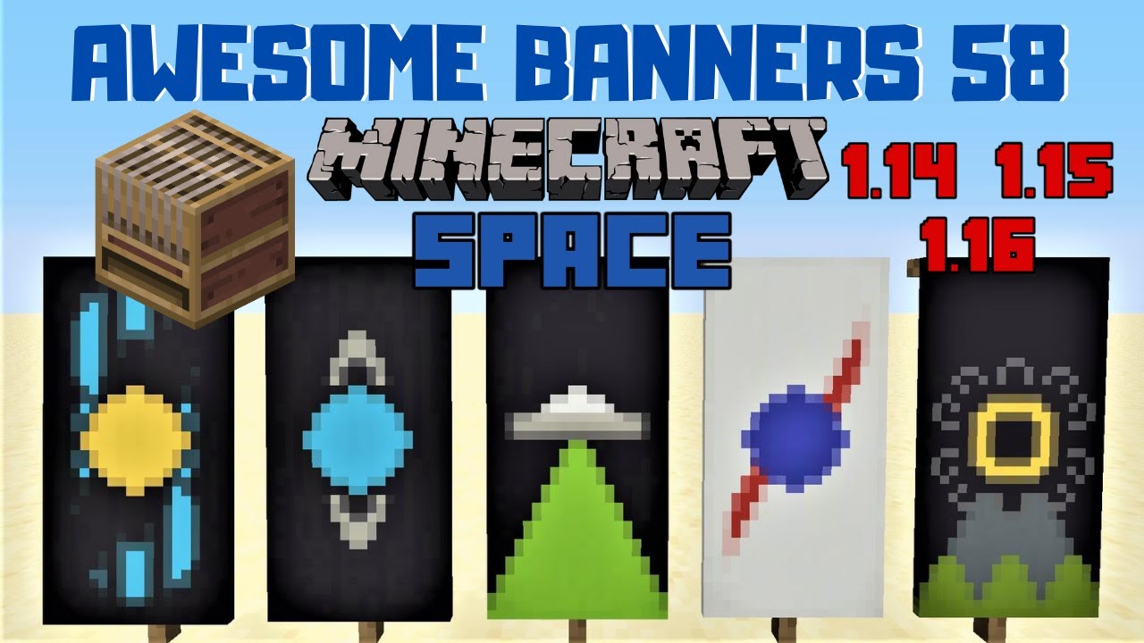 5 Awesome Minecraft Banner Designs With Tutorial 4 Youtube