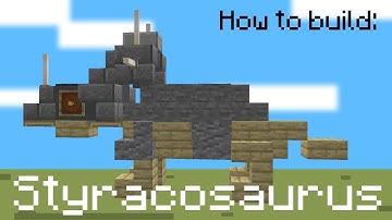 Minecraft | How To Build: Styracosaurus