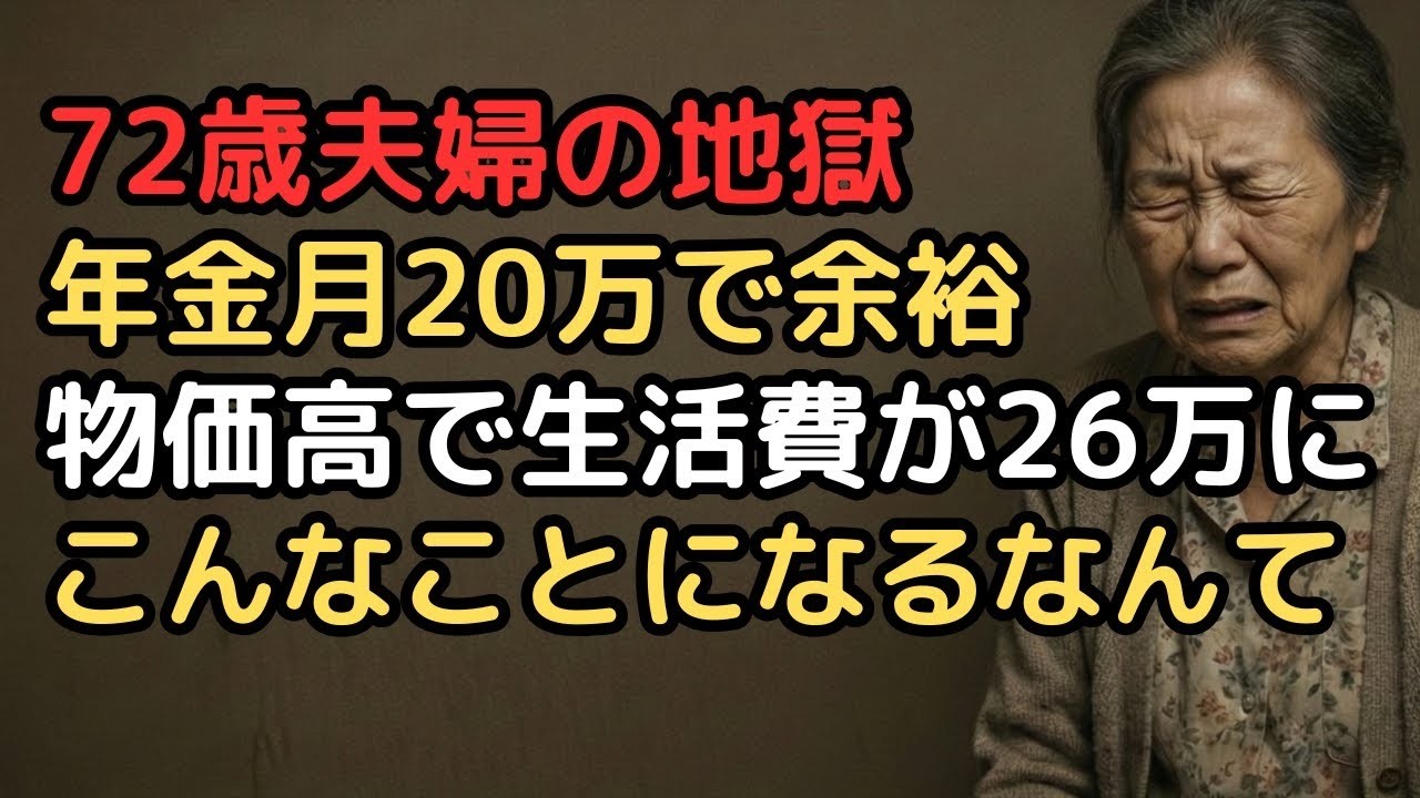 「年金月20万円で月18万円の生活費なら余裕」だった2019年…2025年、物価高で生活費が月26万円に、72歳夫婦が選んだ苦渋の決断とは