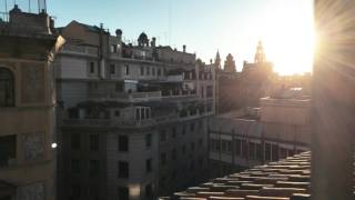 A Rooftop Sunrise in Barcelona's Gothic Quarter