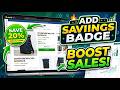 How To Add A Savings Badge On Shopify 💰 Boost Sales with Savings Badges - Shopify Tutorial 2026