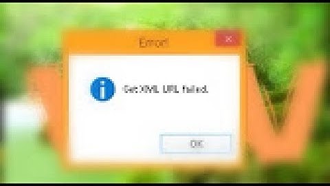 Zula Get XML URL failed hatası çözümü!