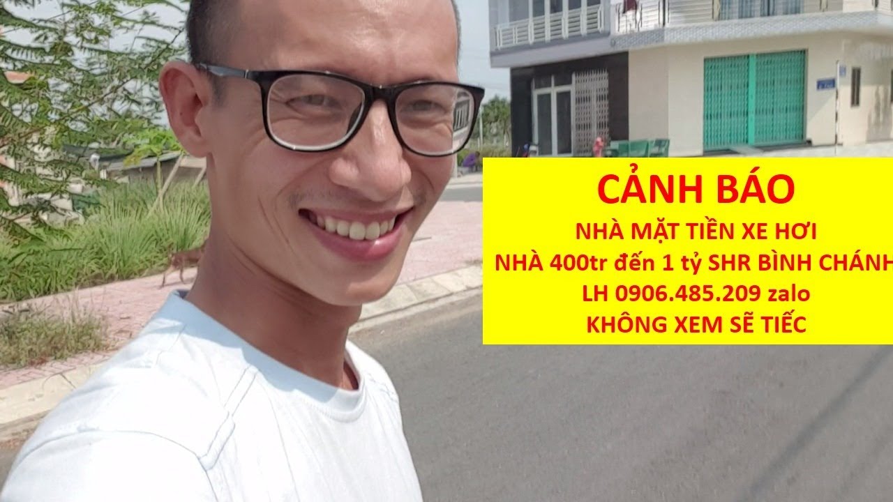 Cảnh báo nhà Mặt tiền xe hơi mà rẻ ở gần chợ Bình Chánh SHR chính chủ LH zalo 0906485209