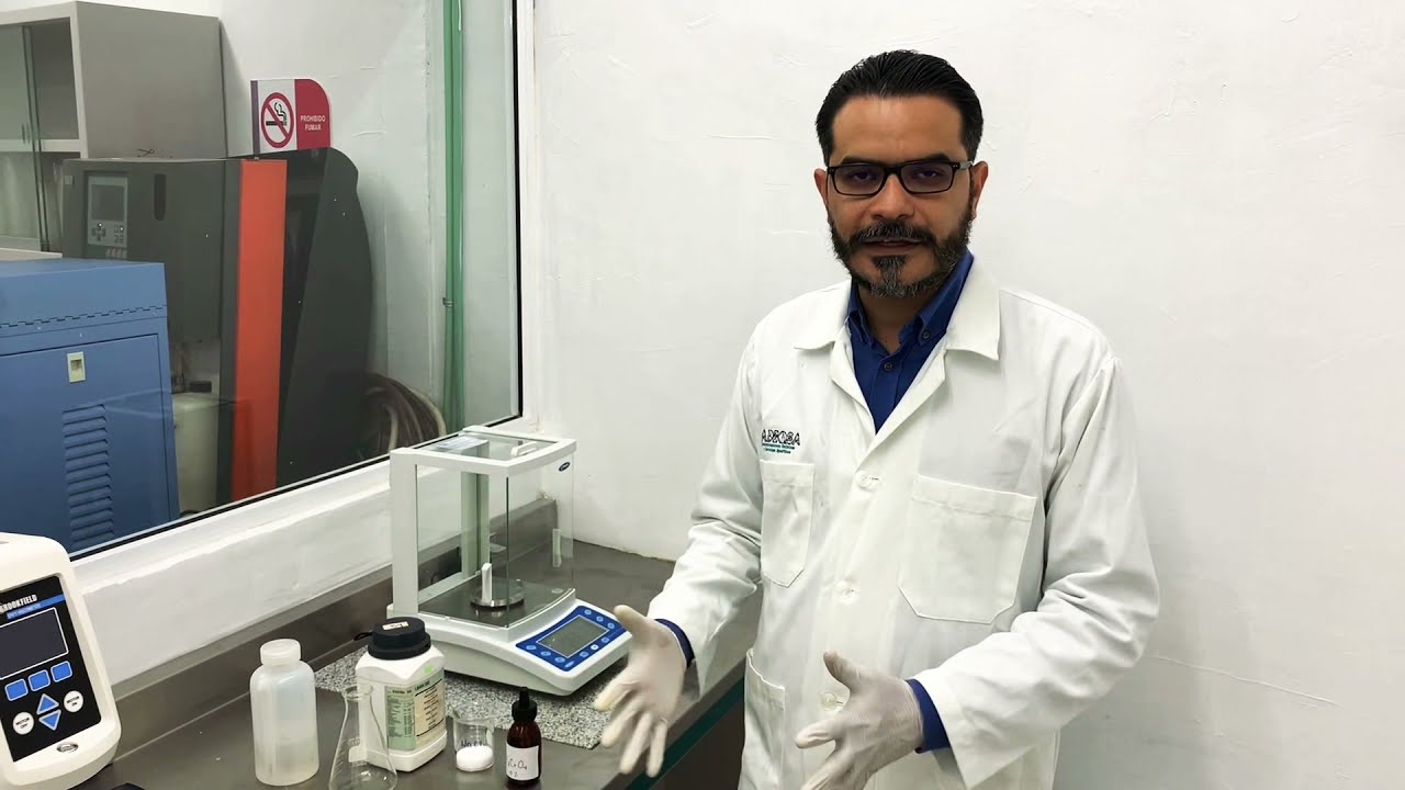 Titulación de nitrato de plata (AgNO3) 0.1N