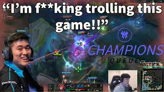 Famous Pobelter TROLLS His Team In VOICE CHAT In Champions Queue!! Profile
