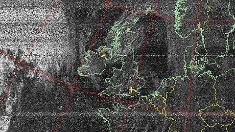 NOAA 19 APT decoding test