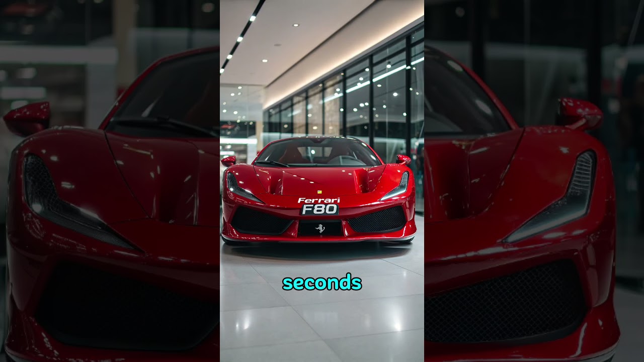 Ferrari F80 — это просто безумие 😱🔥 Будущее суперкаров!