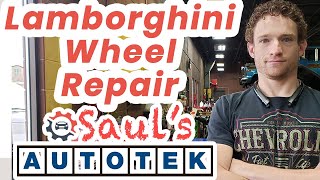 Lamborghini Wheels Were Not The Same AND We Fixed It! Saul's AUTOTEK Denver Lamborghini Repair