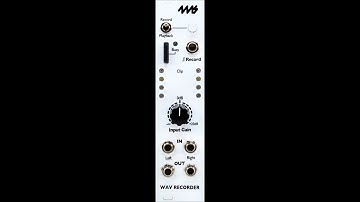 WAV Recorder - Record and sample Eurorack audio