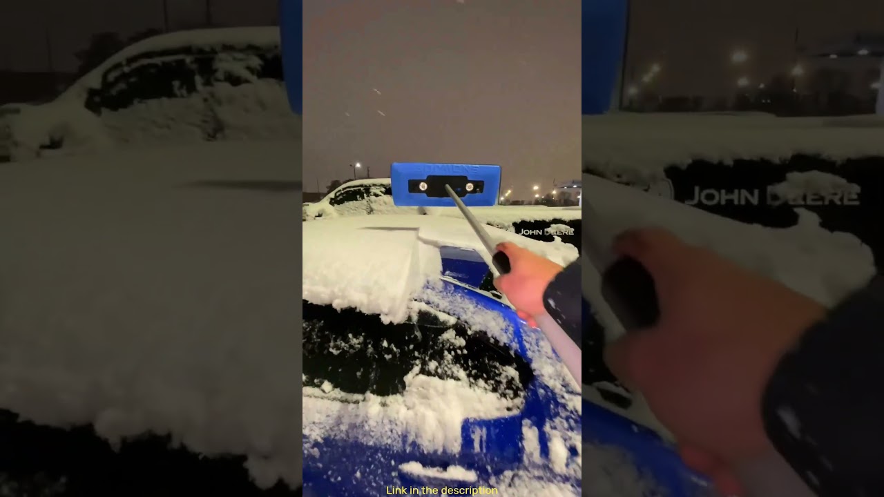 How to Clear Snow from Your Car with Snow Joe Snow Broom | Product Review 2