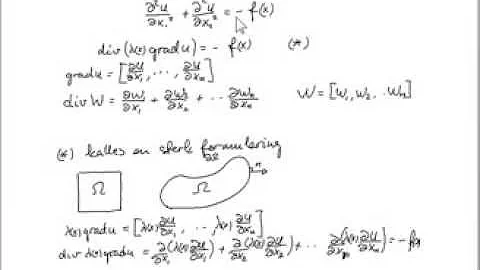 Strong and weak formulations