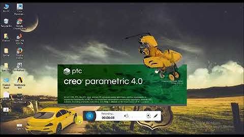 Tutorial Creo 4.0 Basic tools example on tire Design