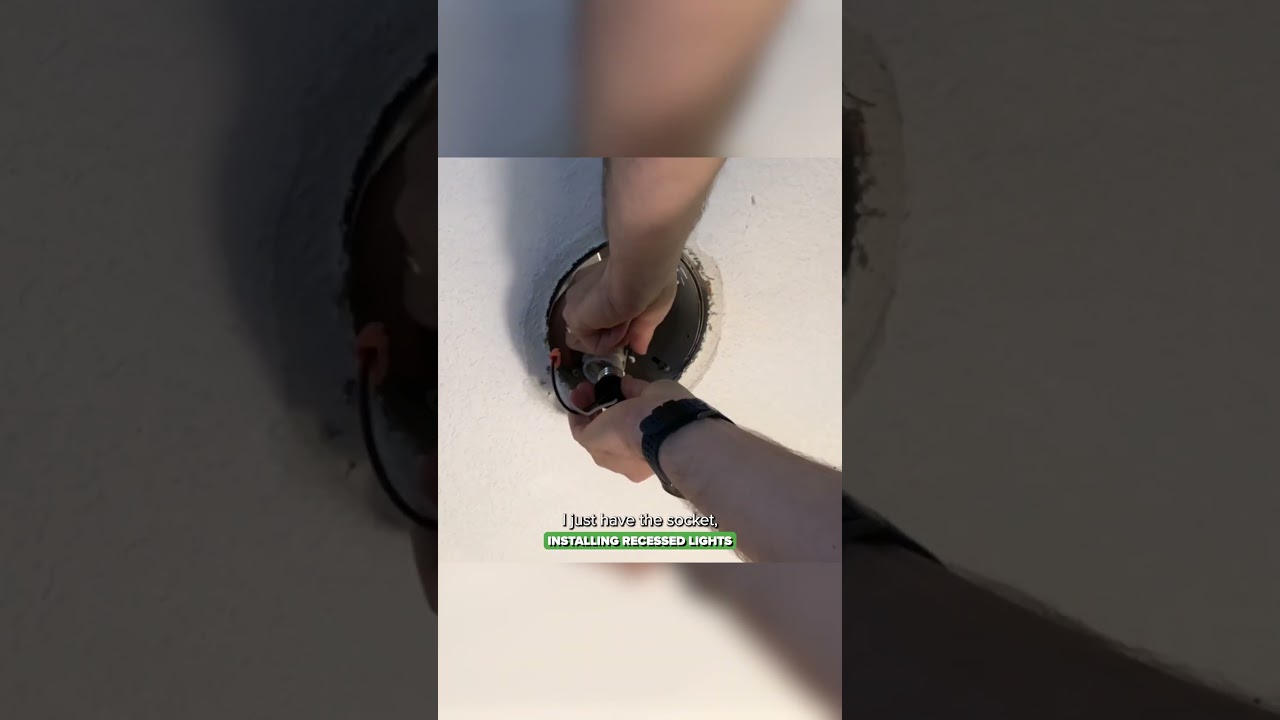 Installing Recessed Lights