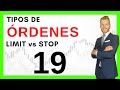 CURSO TRADING Principinates: TIPOS DE ÓRDENES Compra y venta a mercado, Stop y limitada