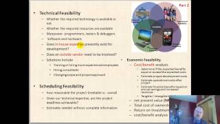 BMIS 270 Ch 8 Part 2 Feasibility Benefits Costs