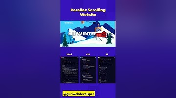 parallax effect #coding #code #css #javascript #shorts #viralvideo #ytshorts #webdesign #programming