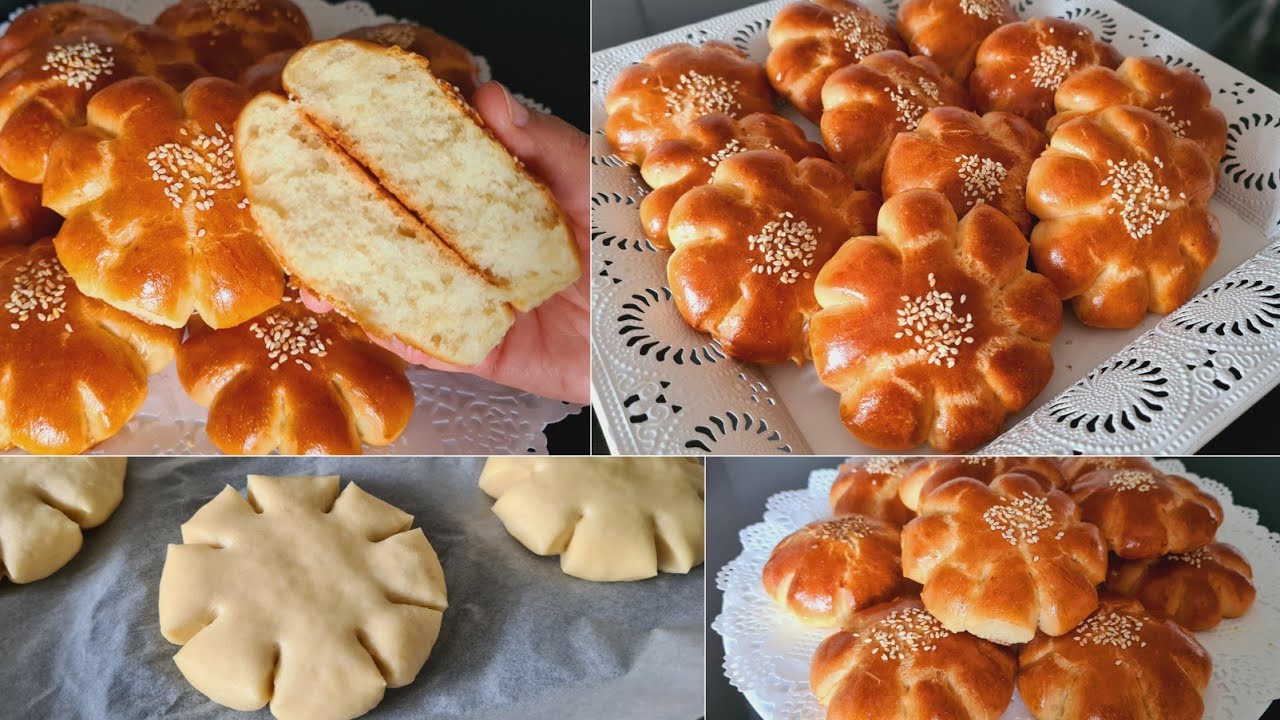 بريوش الوردة بعجين سحري متعدد الاستعمالات. هش خفيف كالقطن.سهل التحضير. بدون دلك سجليه ينفعك في رمضان