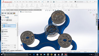 Solidworks Tutorials- Step by step process to design Fidget Spinner