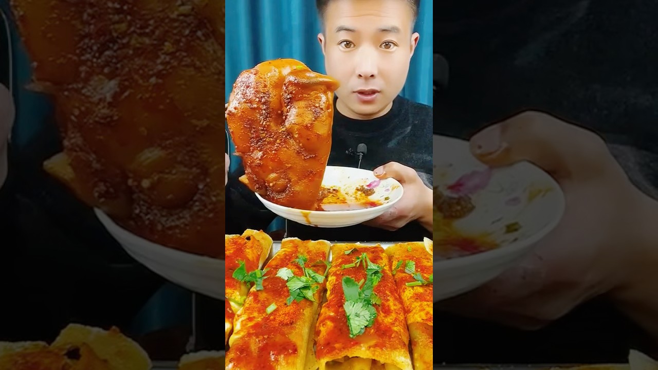 Steamed pork has a special sweet and delicious taste ❤️💕🙏🔥 #mukbang #porkchilly #food #eating