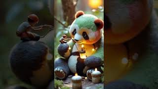 Tiny Gardeners Light Up A Giant Pandas Dream With Lantern Vines,