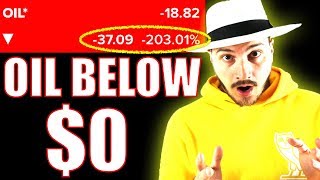Oil Price is BELOW $0! Oil Prices Go Negative! What Now?