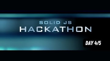 Building a SolidJS data grid in 5 days (4/5) - SolidJS Hackathon 2022