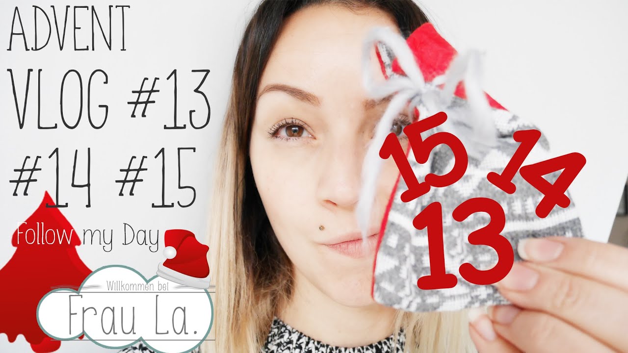 AdventVlog #13 #14 #15 | Wimpernserum | total verballert | Durchhänger | Frau La. spazieren am rhein