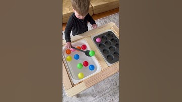 Easy at home toddler activity #toddlermom #toddleractivities #toddleractivitiesathome #momlife