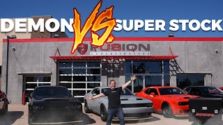 Demon VS Superstock! | Biggest Challenger Collection in the world?? | Fusion Motor Company