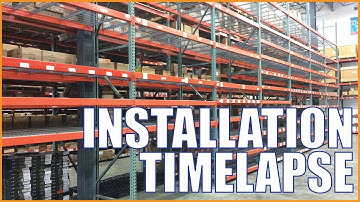 Pallet Racking Addition Installation - Timelapse | Logic MH