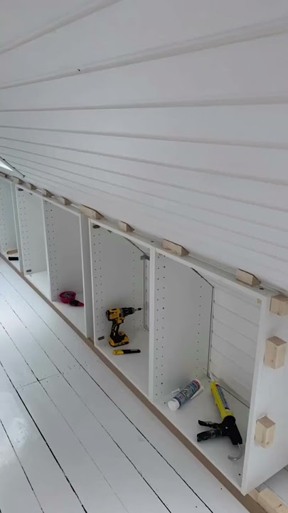 attic into a storage with IKEA METOD
