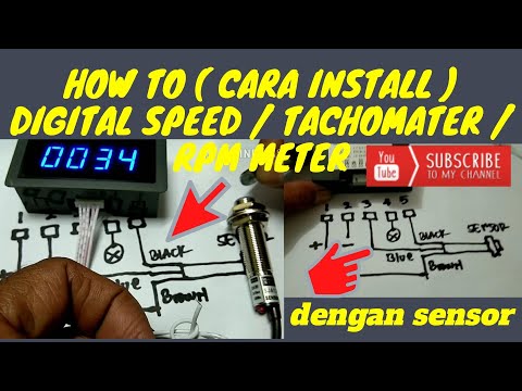 Video: Bagaimana Anda menghubungkan tachometer kecil?