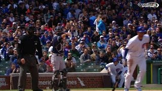 SD@CHC: Bryant reaches base for first time with walk