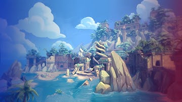 Paladins - Day Version of Serpent Beach (with missing water but working props)