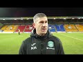 St Johnstone 1 Hibernian 0 | Nick Montgomery's Reaction | cinch Premiership