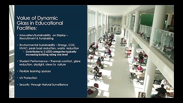 Electrochromic Glass in the Design Building (Slides Only)